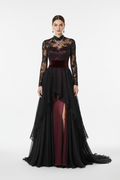 Olivie Noir Evening Gown - Luxury Formal Wear